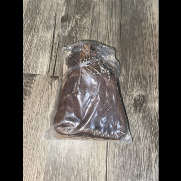 Hide and Drink Leather Mini Medieval Pouch Keychain, coin bag, ren faire - Picture 7 of 7